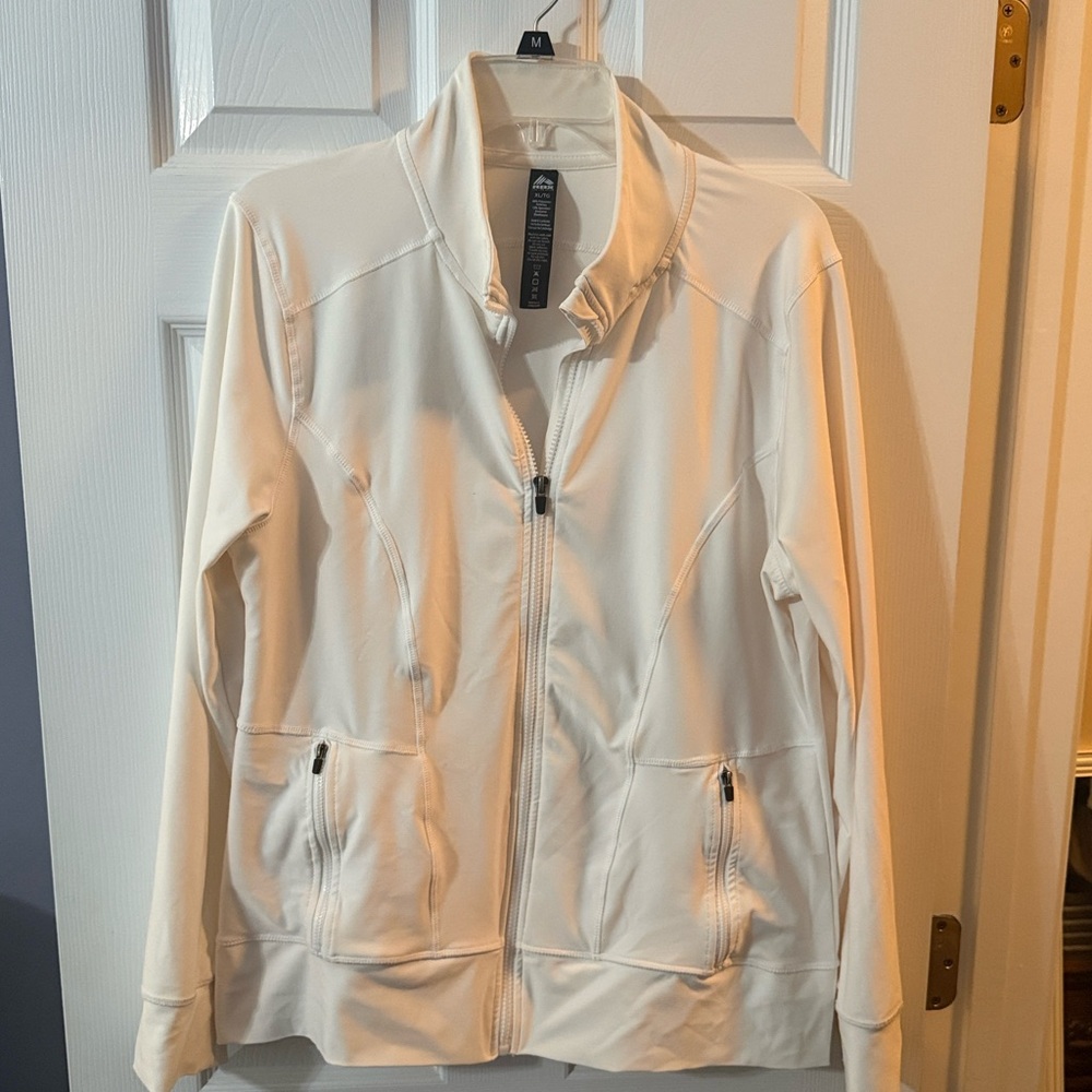 RBX White Zip-Up Jacket